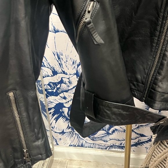 Leather Moto Jacket Black - Picture 2 of 5